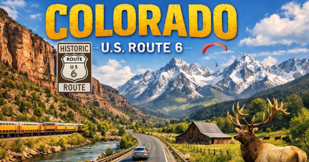 Colorado portion of US Route 6