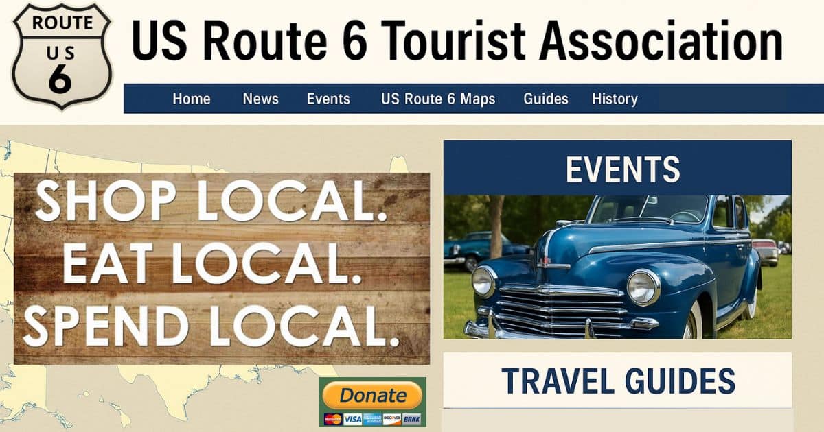 ️ Get Involved: Volunteer and Sponsorship Opportunities with the U.S. Route 6 Tourist Association ®
