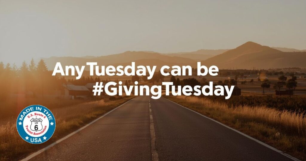 Historic US Route 6 roadside scene highlighting community support and preservation