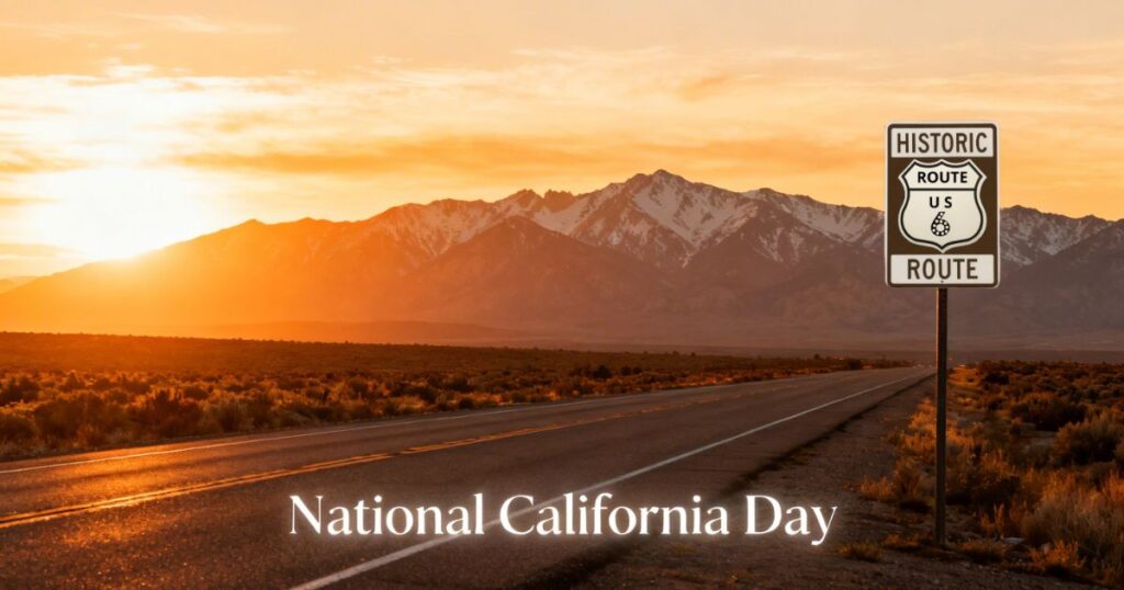 US Route 6 Sierra Nevada mountains in background