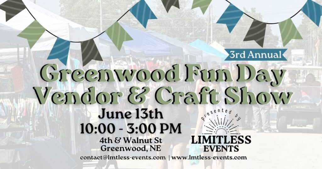 3rd Annual Greenwood Nebraska Fun Day