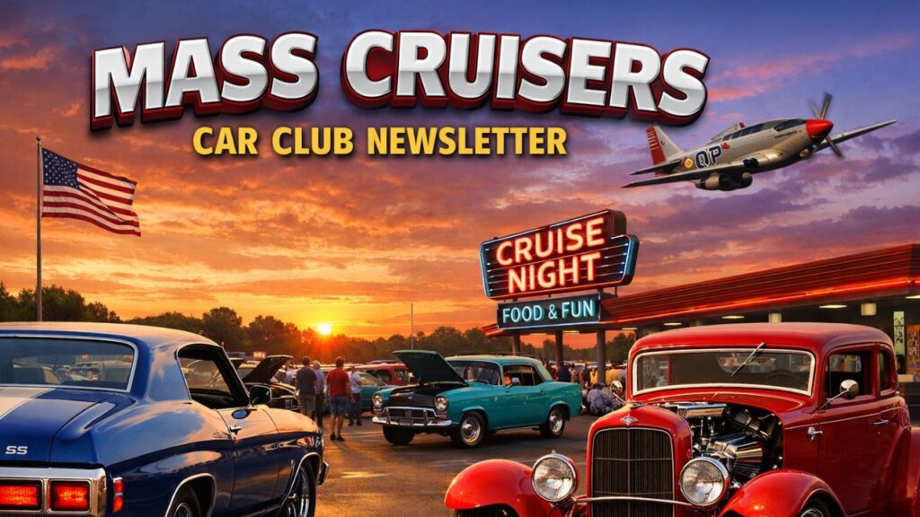 Mass Cruisers car club newsletter